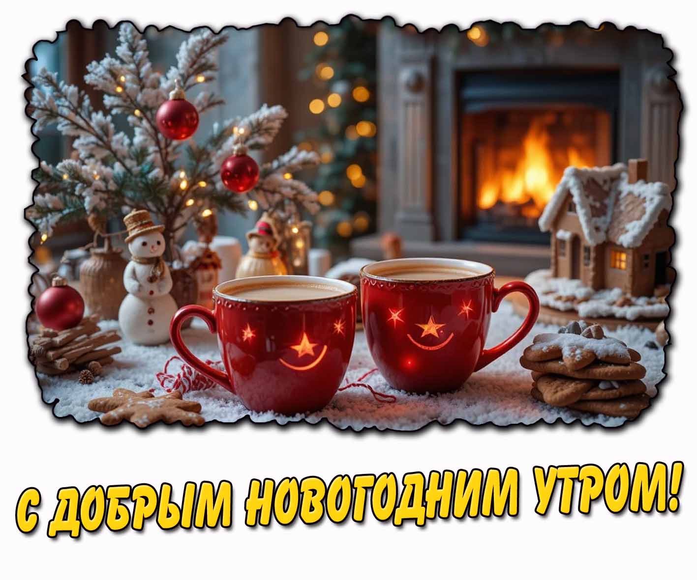 Картинка с добрым новогодним утром
