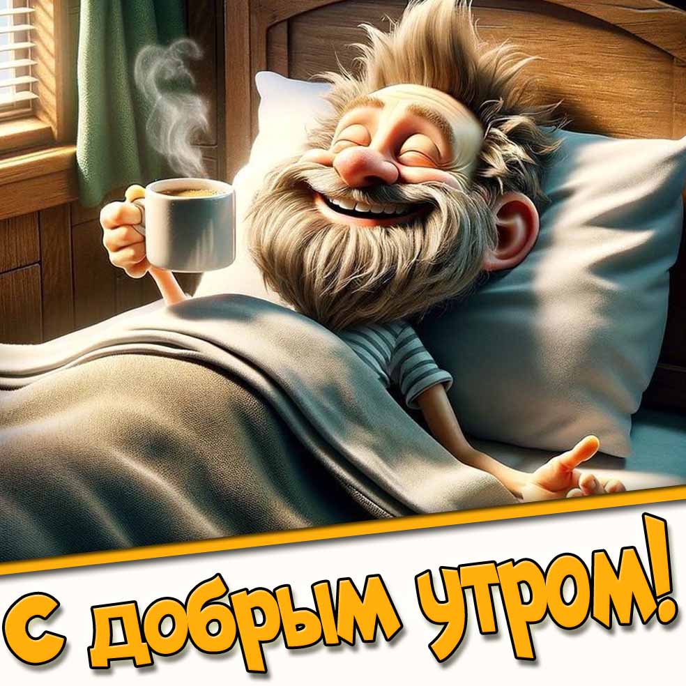 Позитивная открытка с добрым утром