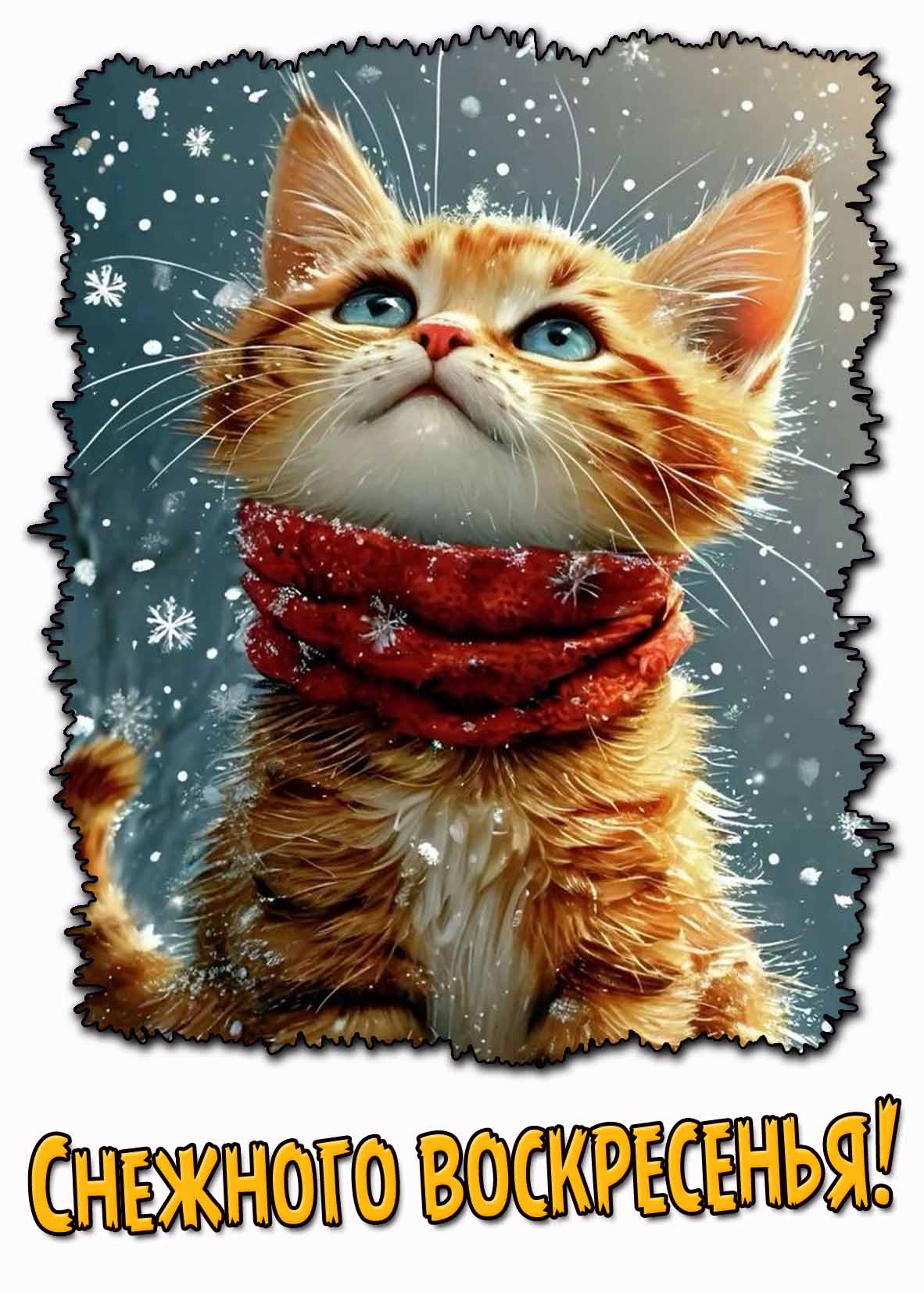 Картинка снежного воскресенья