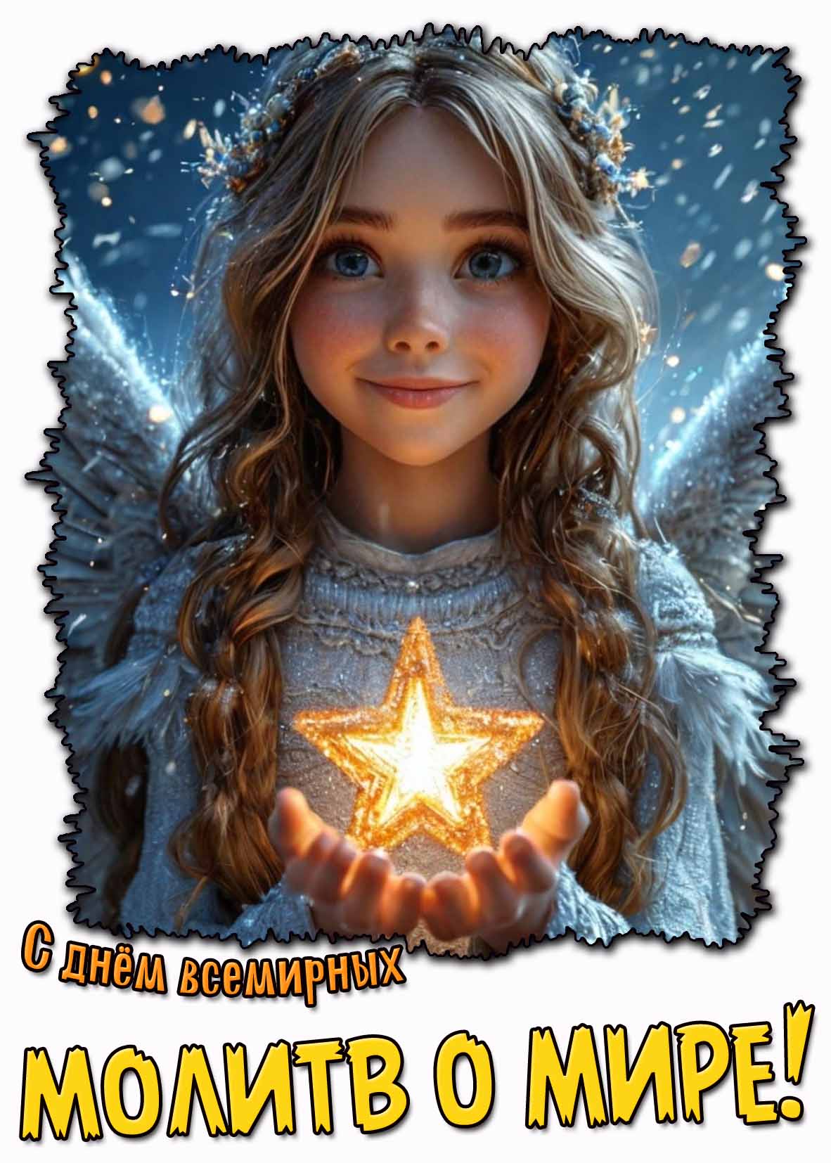 Открытка с днём всемирных молитв о мире