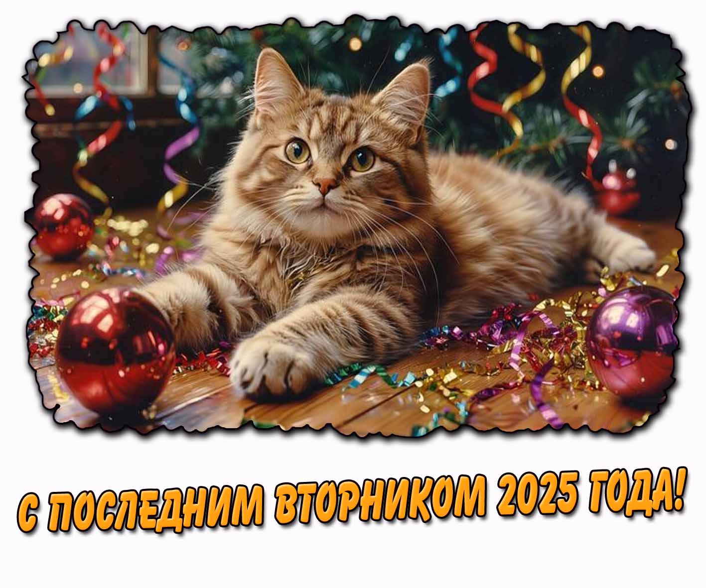 Картинка с последним вторником 2025 года