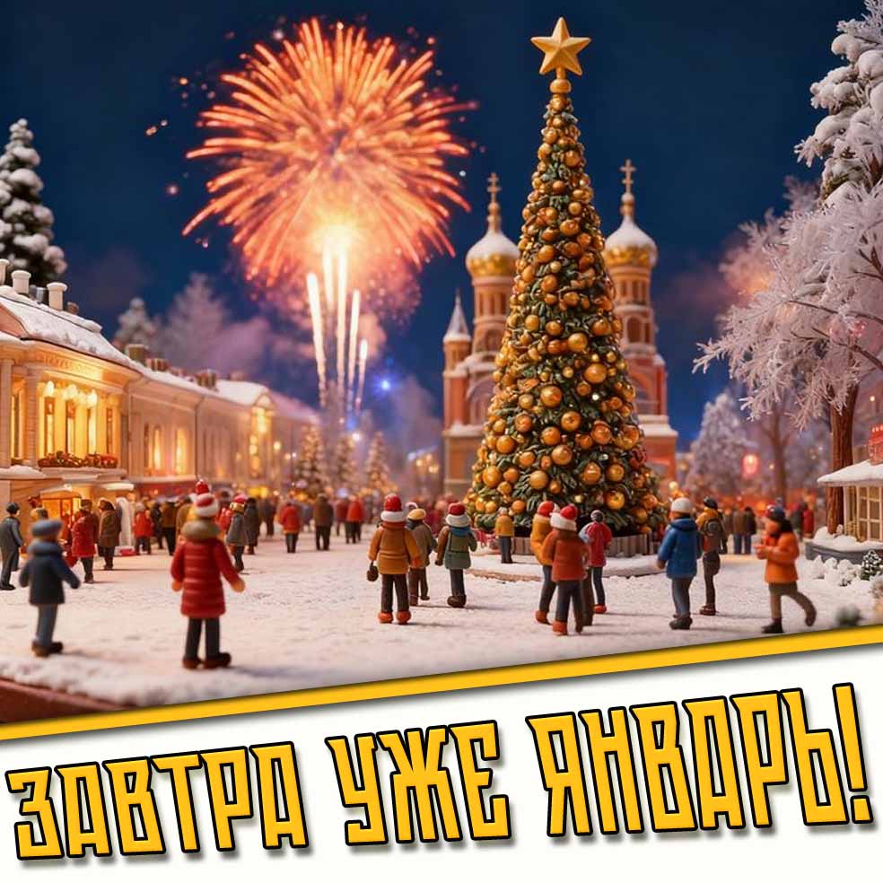 Картинка завтра уже январь