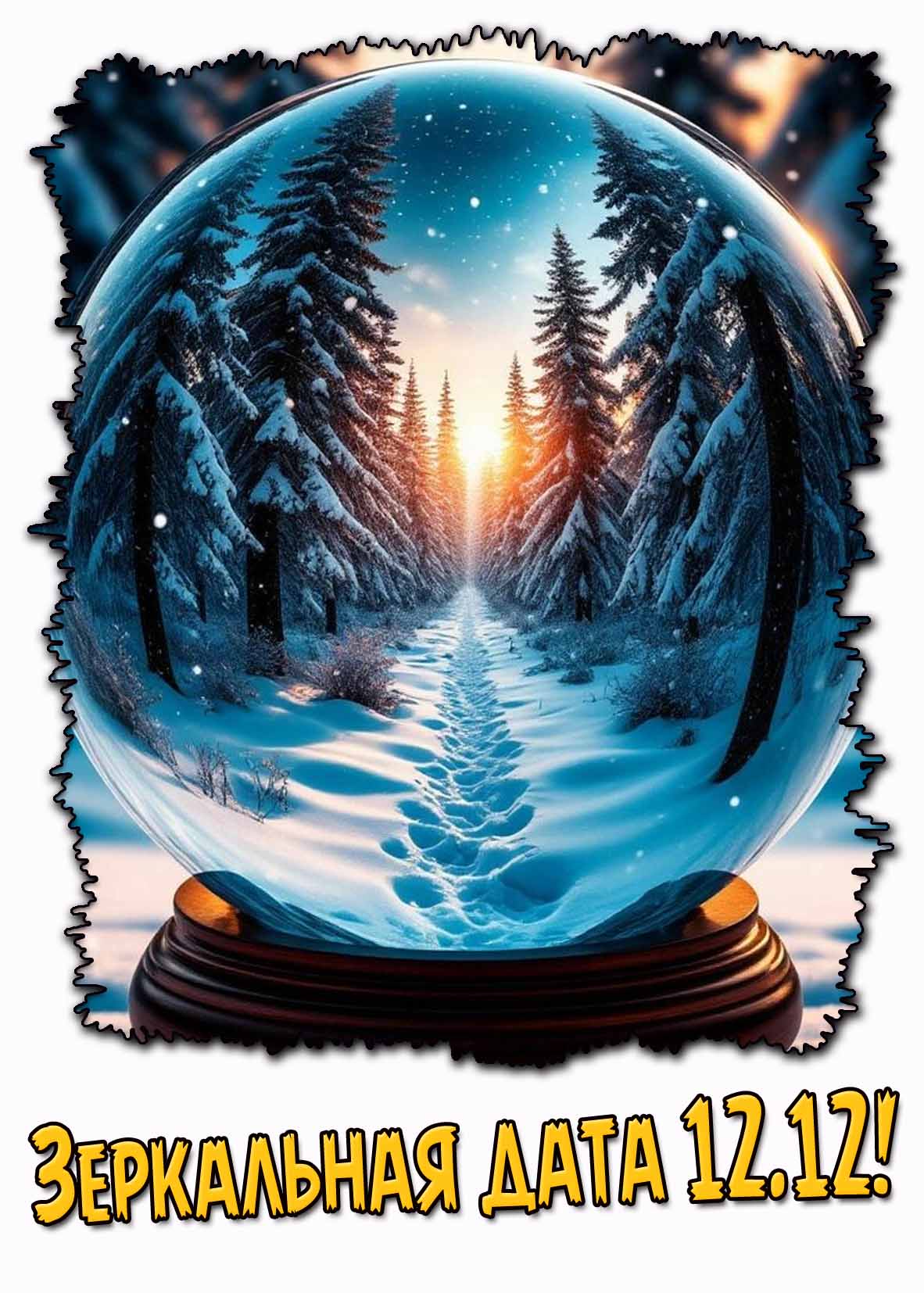 Открытка на зеркальную дату 12.12