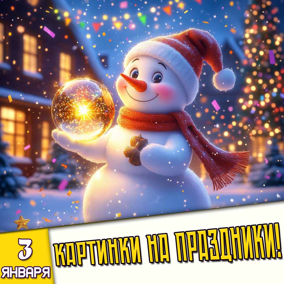 Картинки на праздники 3 января