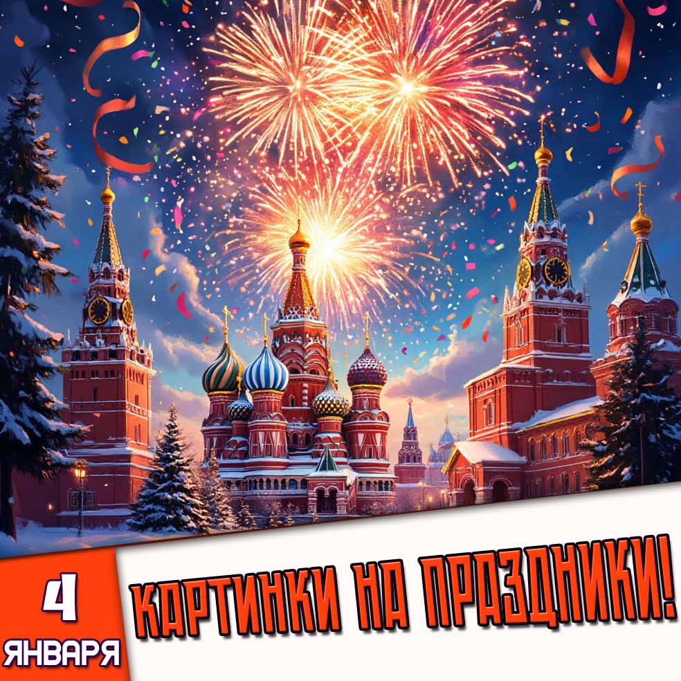Картинки на праздники 4 января