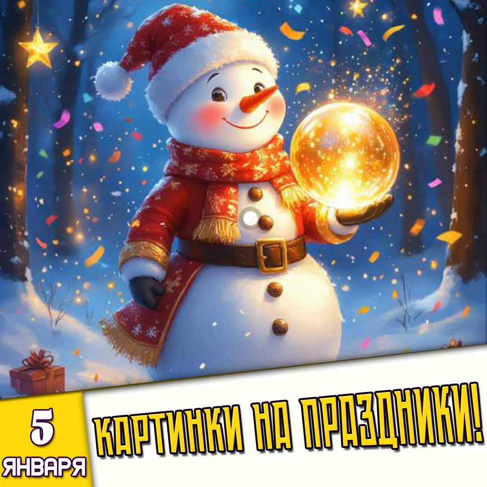 Картинки на праздники 5 января