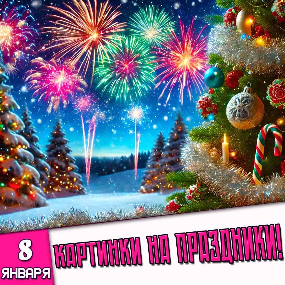 Картинки на праздники 8 января