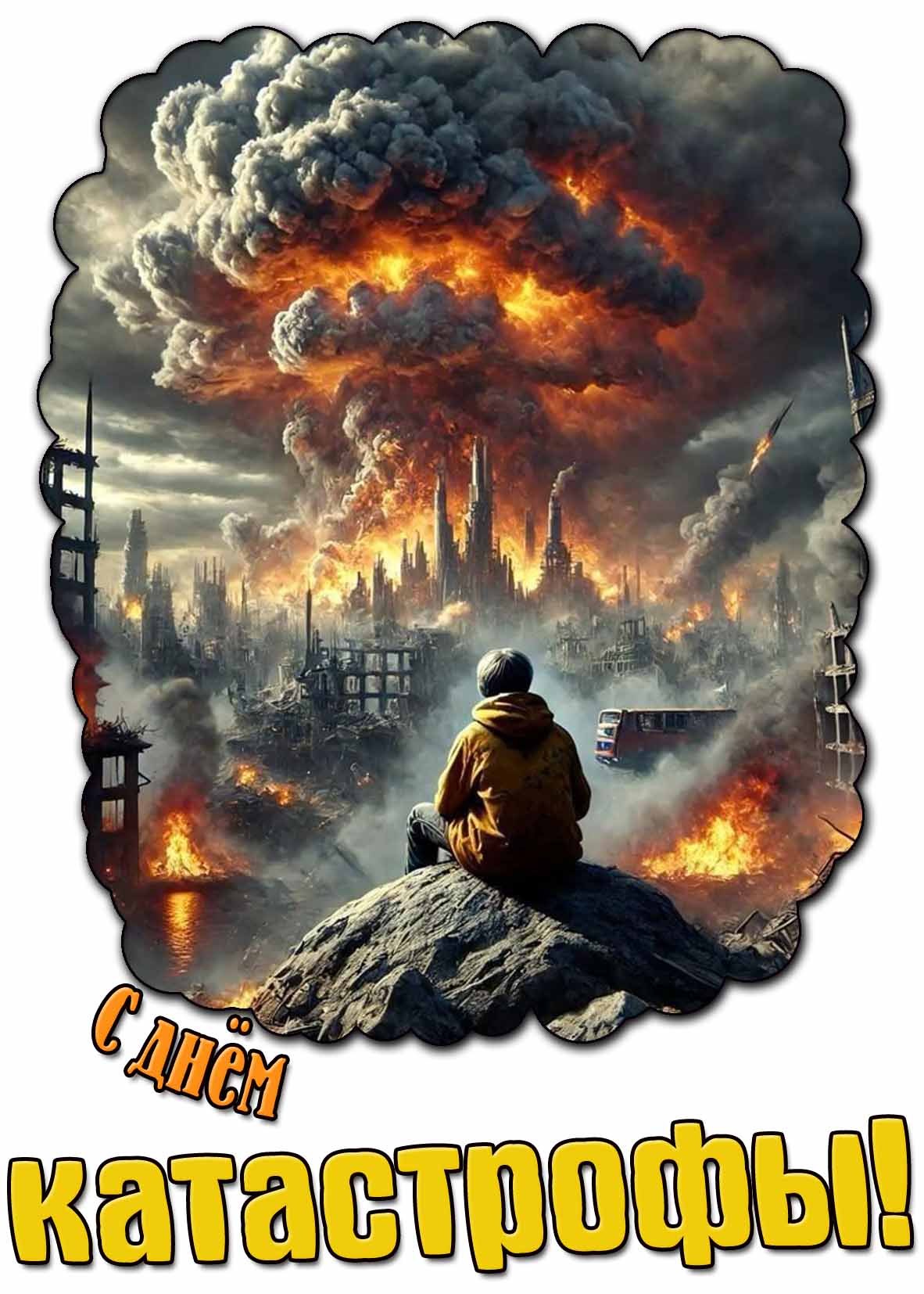 Открытка с днём катастрофы