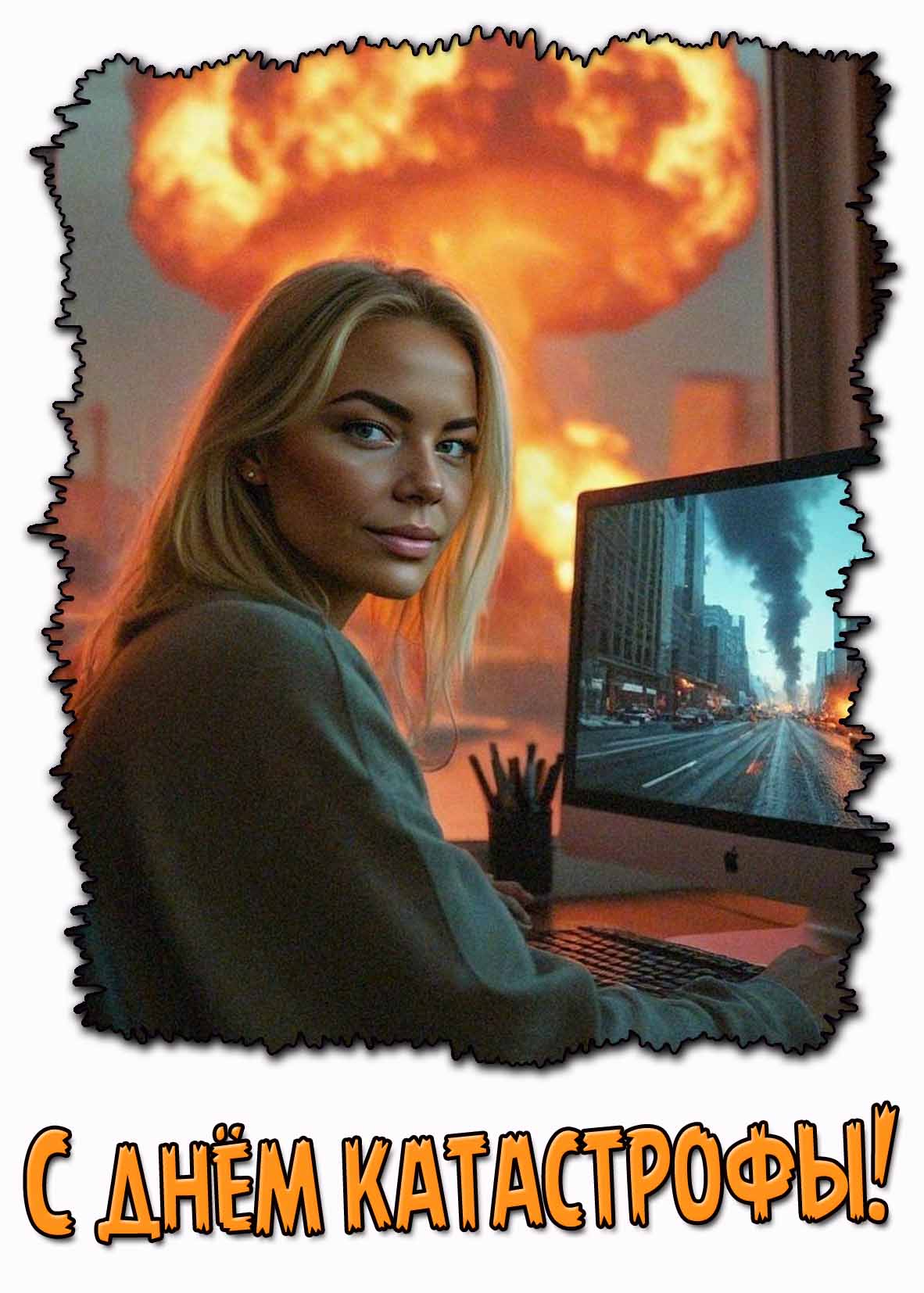 Креативная картинка с днём катастрофы