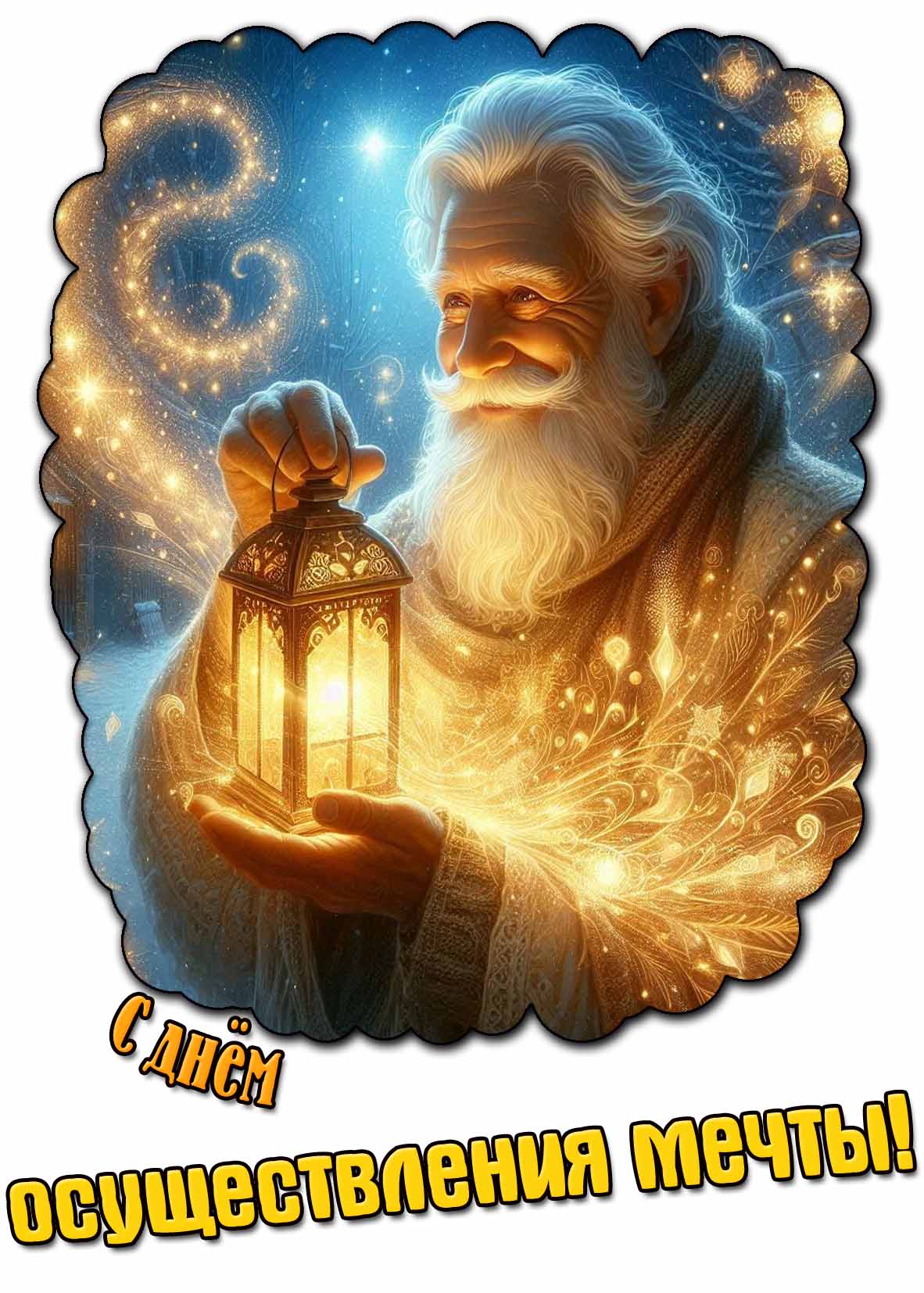 Красивая картинка с днём осуществления мечты