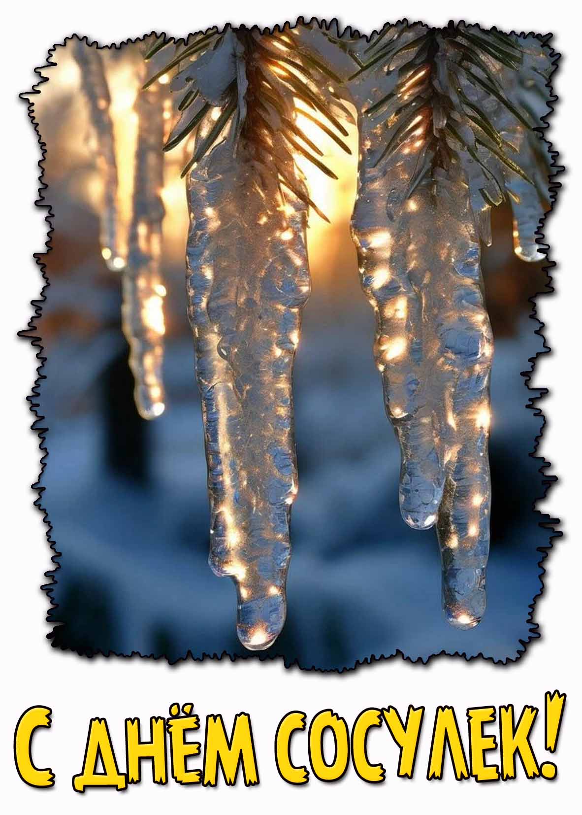 Картинка с днём сосулек