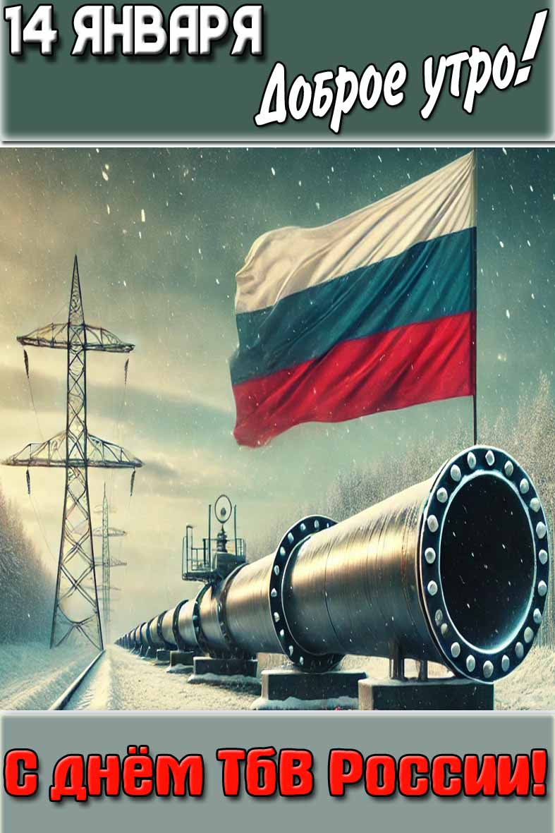 Картинка "14 января доброе утро! С днём ТбВ России!"