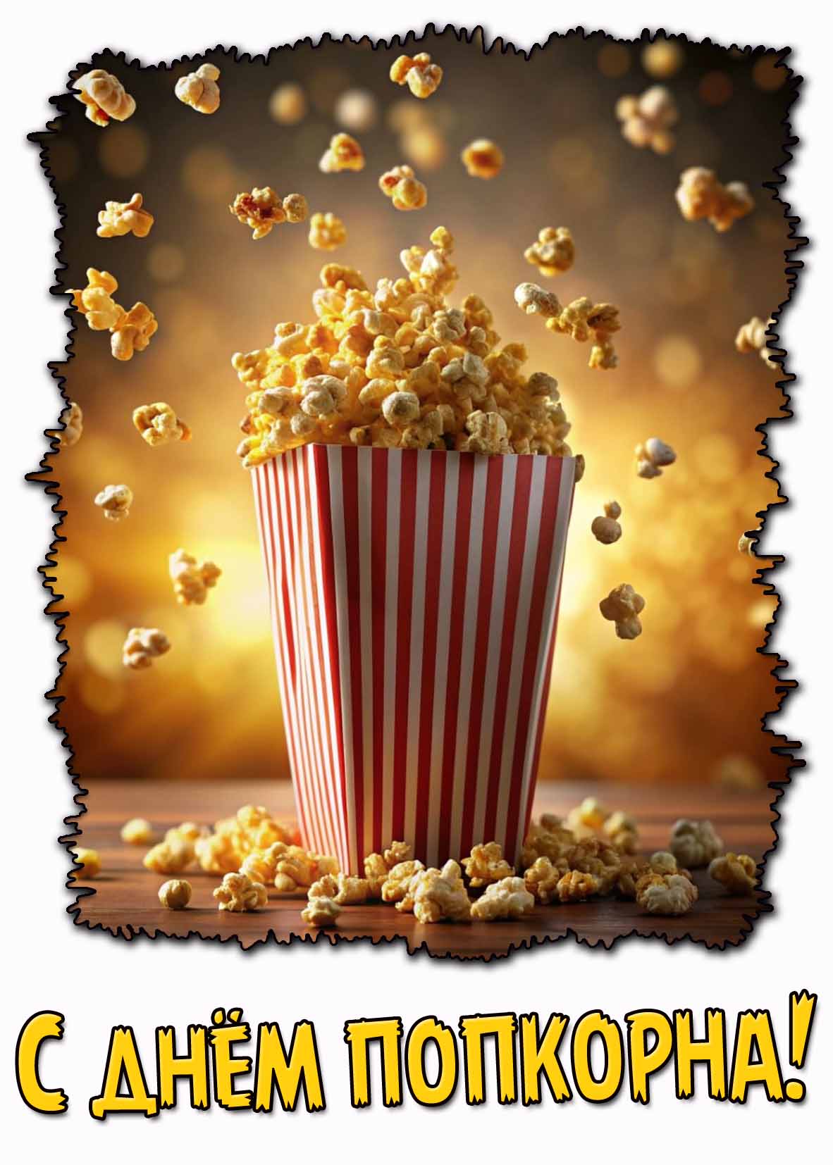 Картинка с днём попкорна