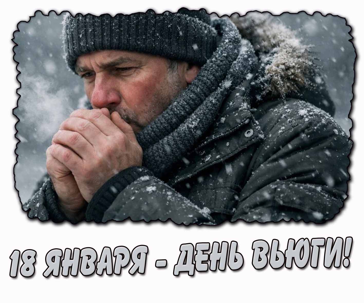 Картинка на день вьюги - 18 января