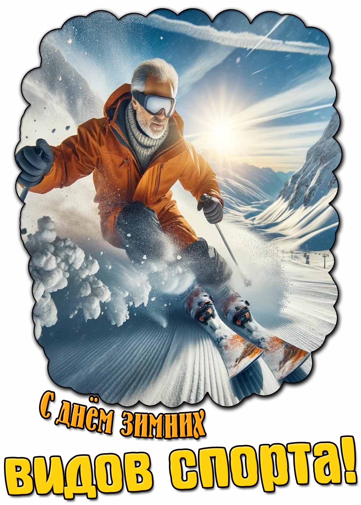 Картинка с днём зимних видов спорта