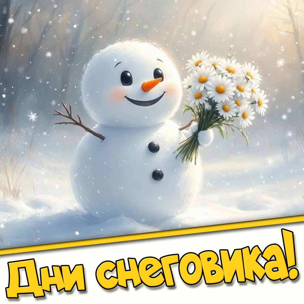Картинки на все дни снеговика