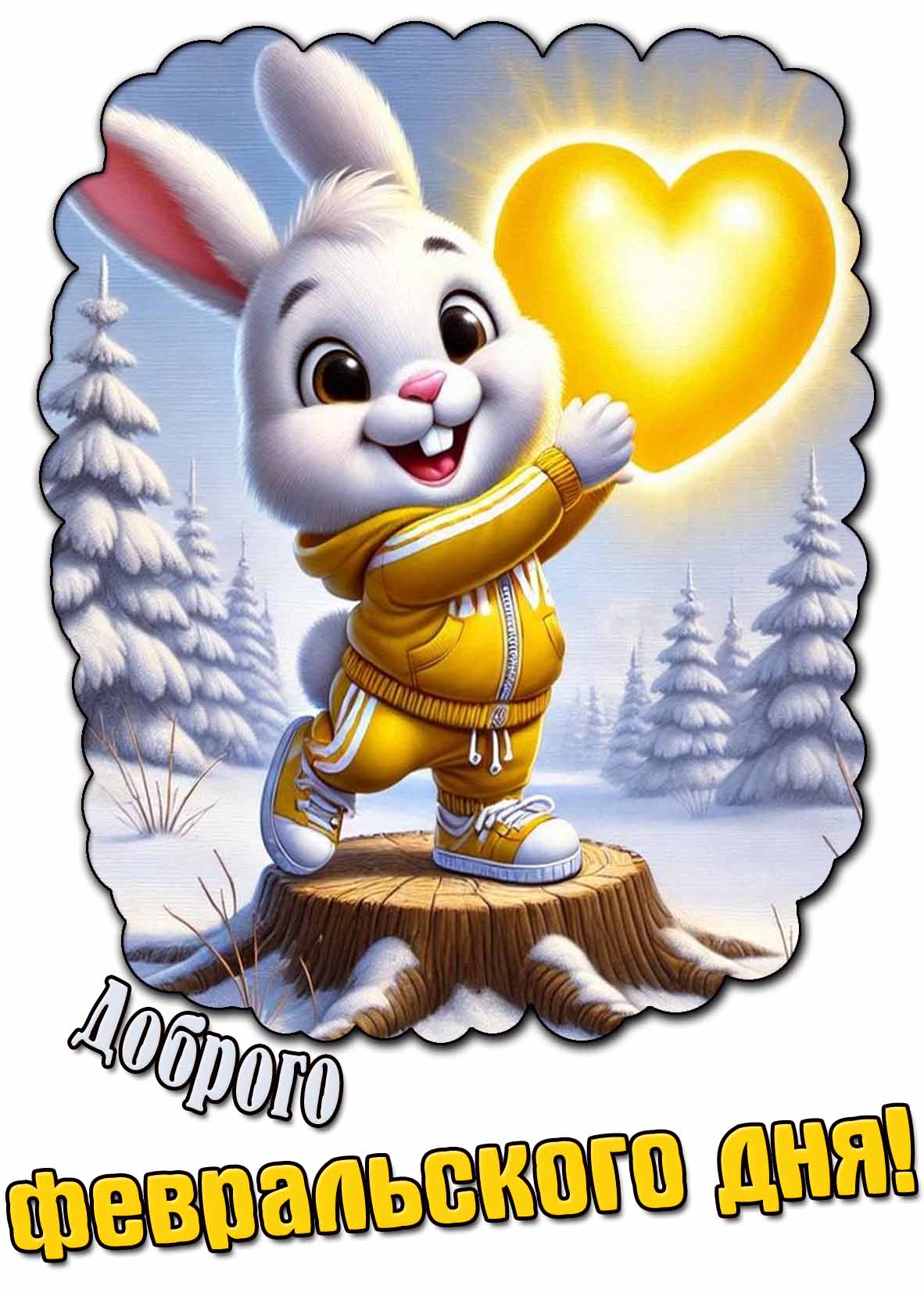 Картинка доброго февральского дня