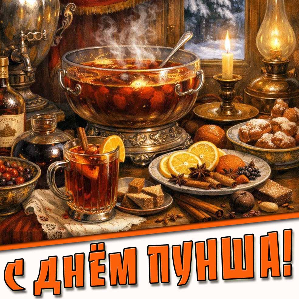 Красивая картинка с днём пунша