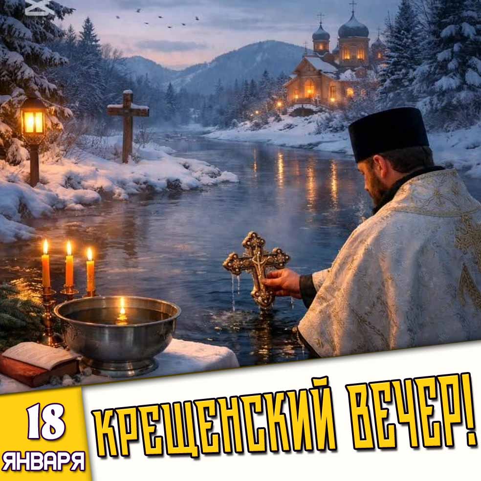 Картинка 18 января - Крещенский вечер!