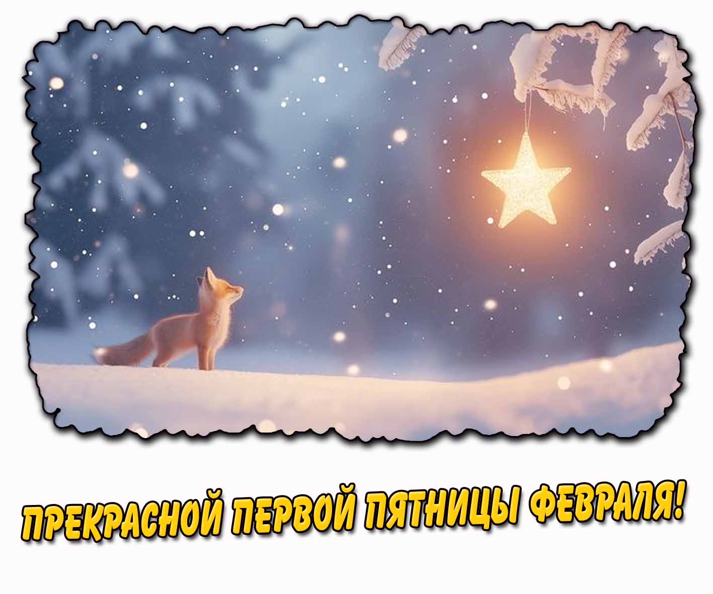 Картинка прекрасной первой пятницы февраля