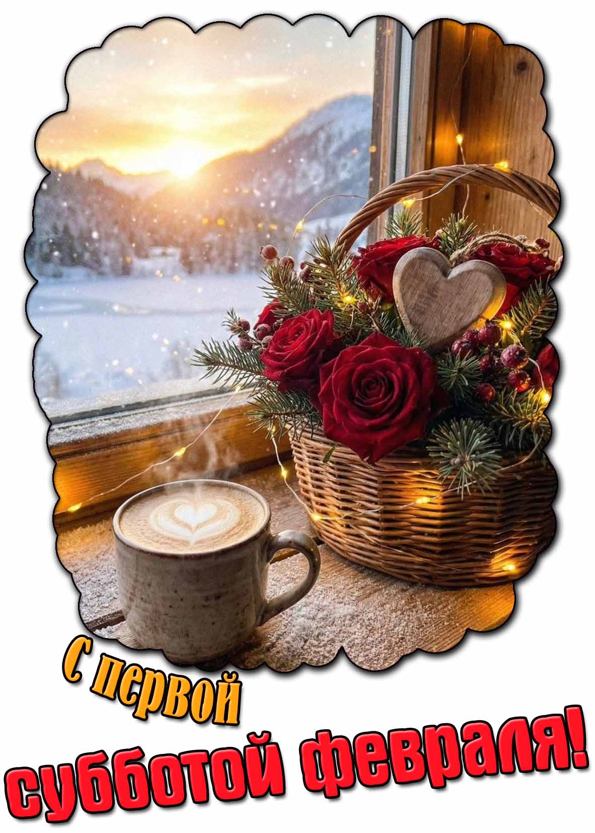 Красивая картинка с первой субботой февраля