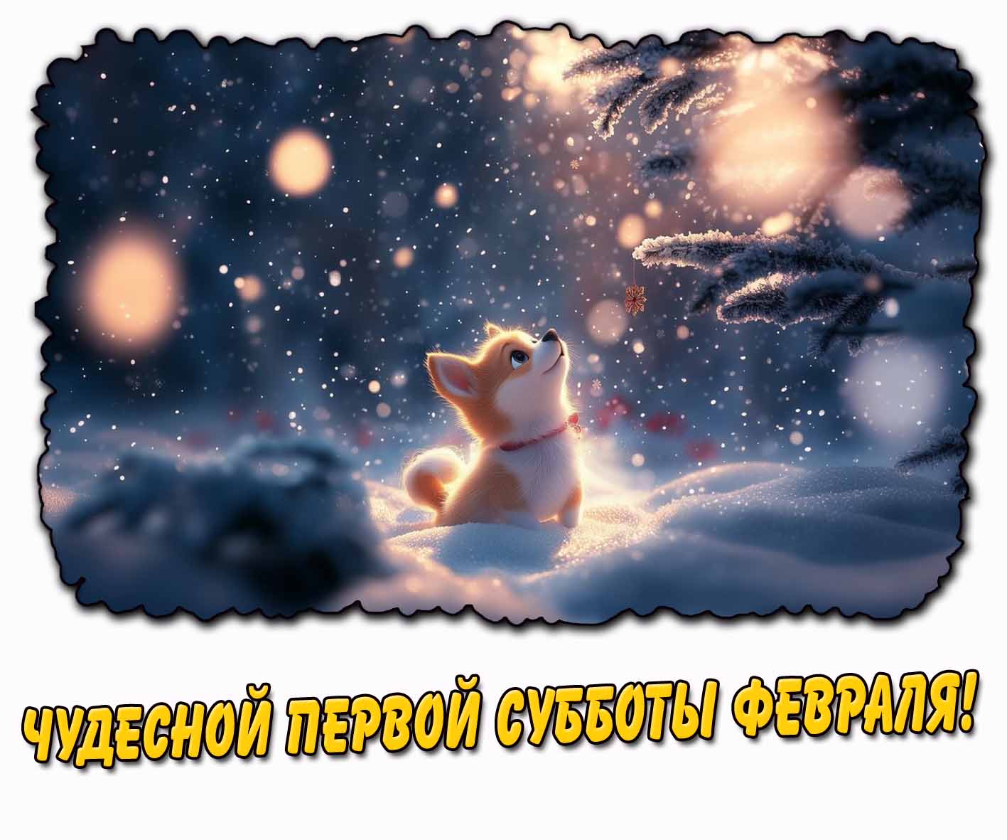 Картинка чудесной первой субботы февраля