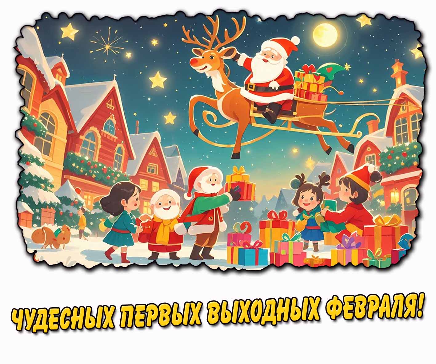 Картинка чудесных первых выходных февраля