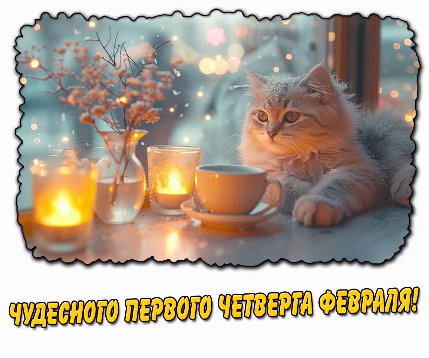 Картинка чудесного первого четверга февраля