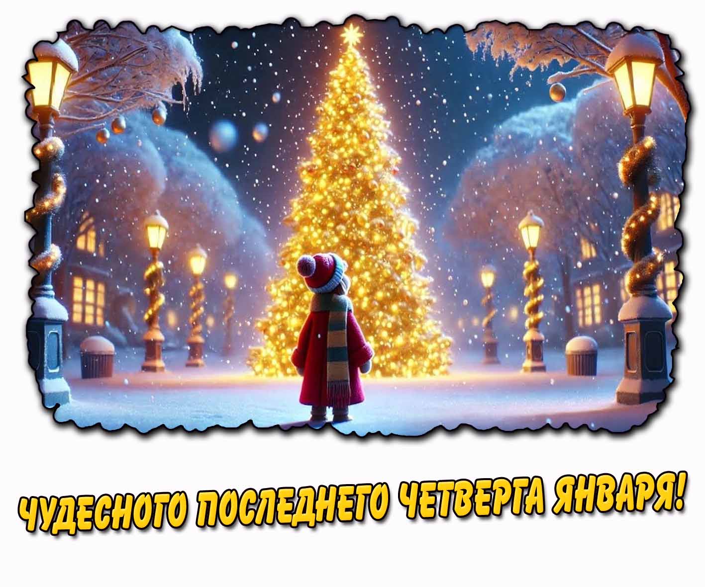 Картинка чудесного последнего четверга января