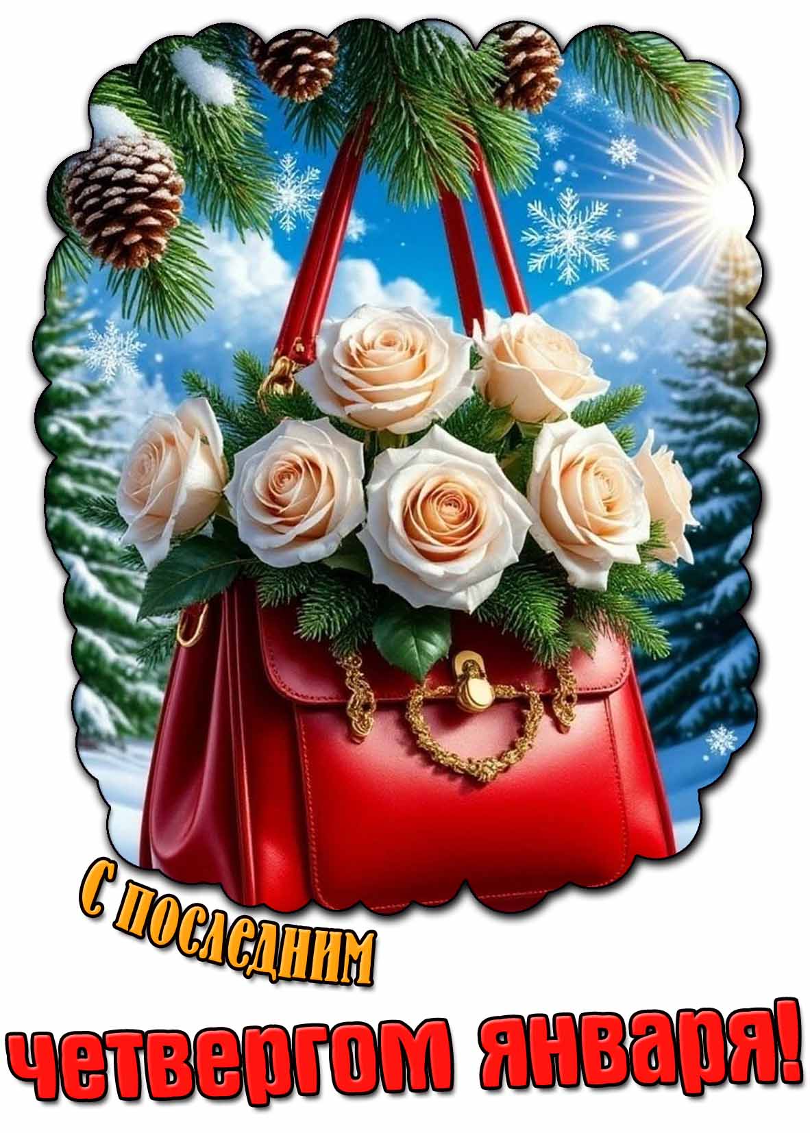 Красивая картинка с последним четвергом января