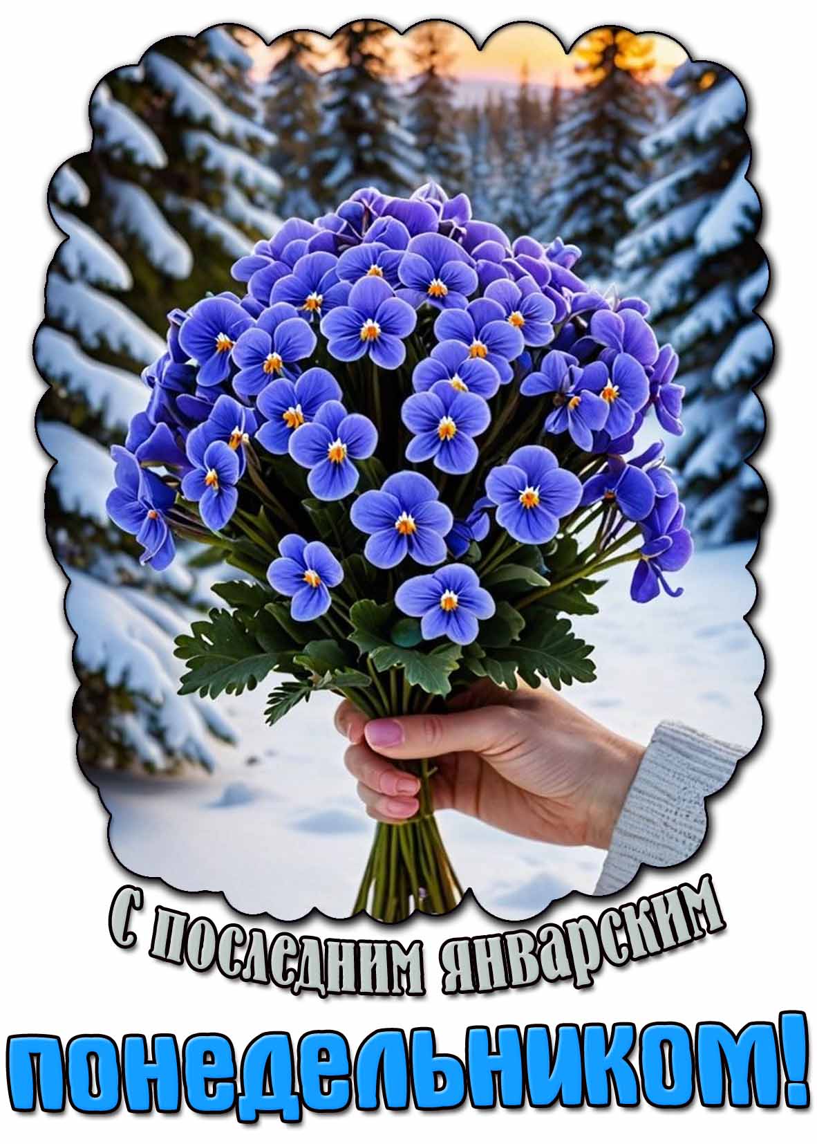 Картинка с последним январским понедельником