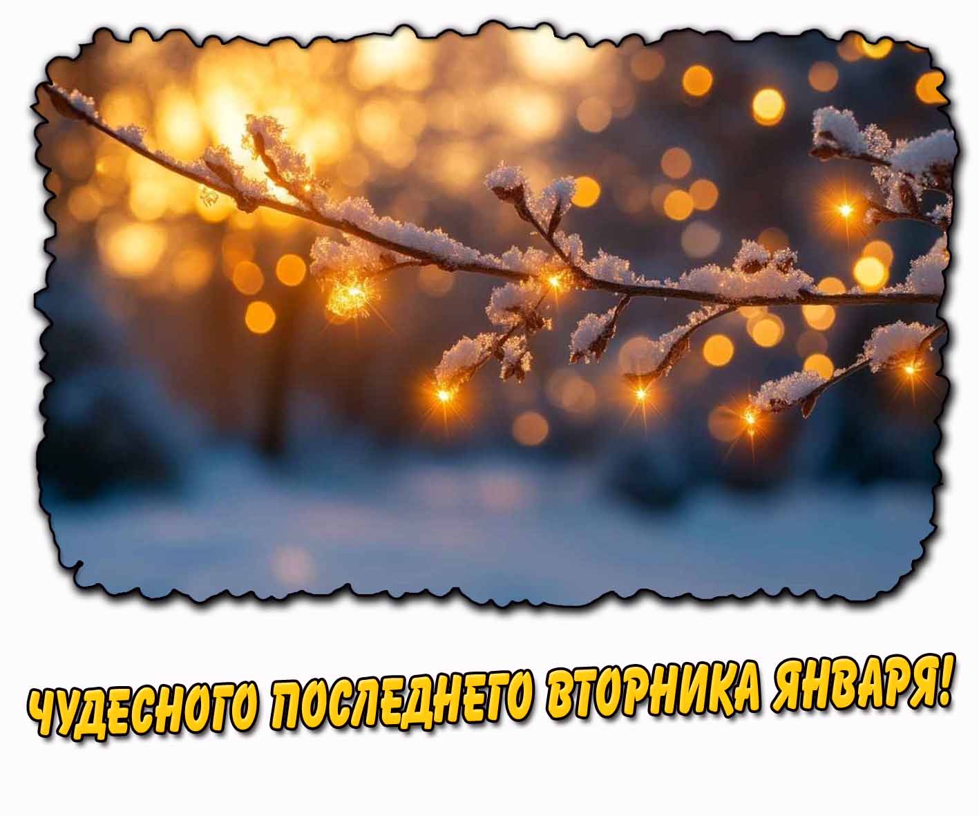 Картинка чудесного последнего вторника января