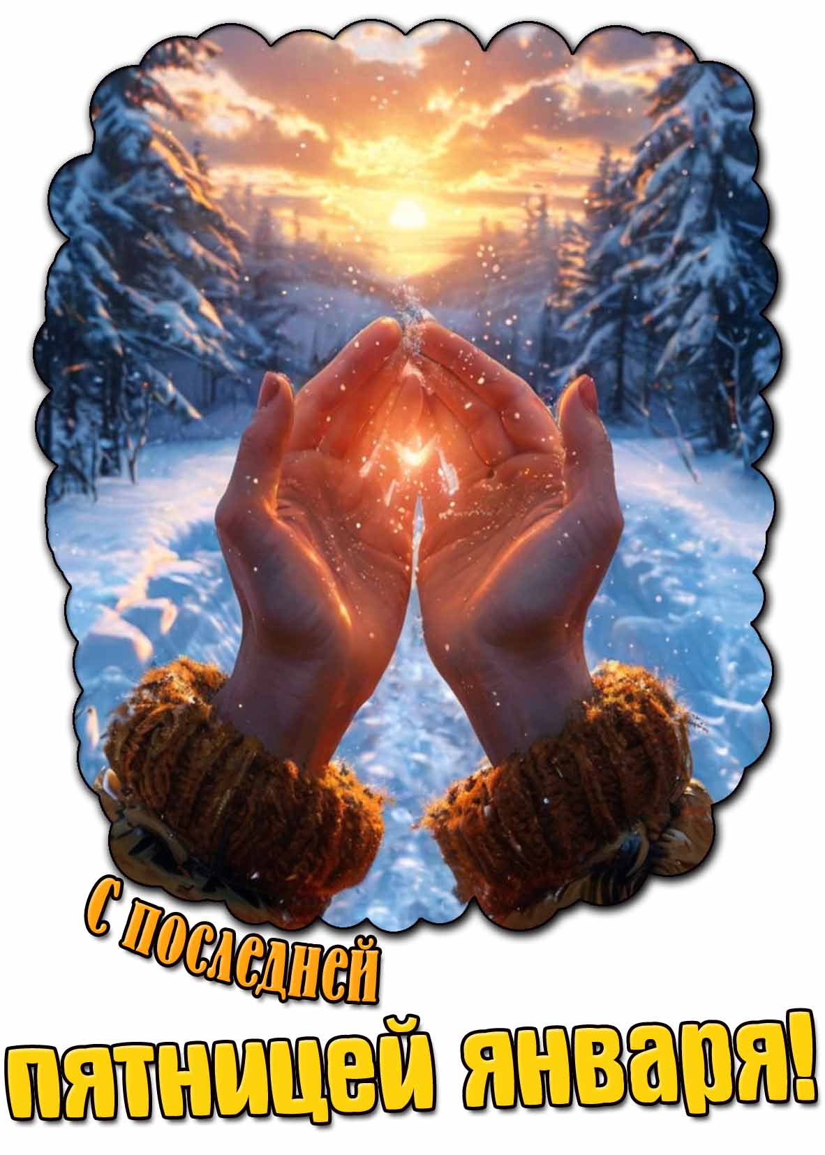 Картинка с последней пятницей января