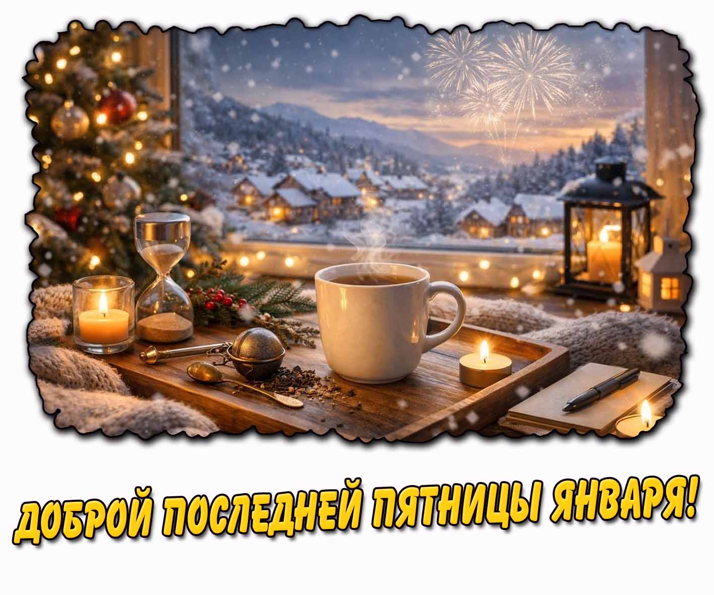 Доброй последней пятницы января! - вечерняя картинка