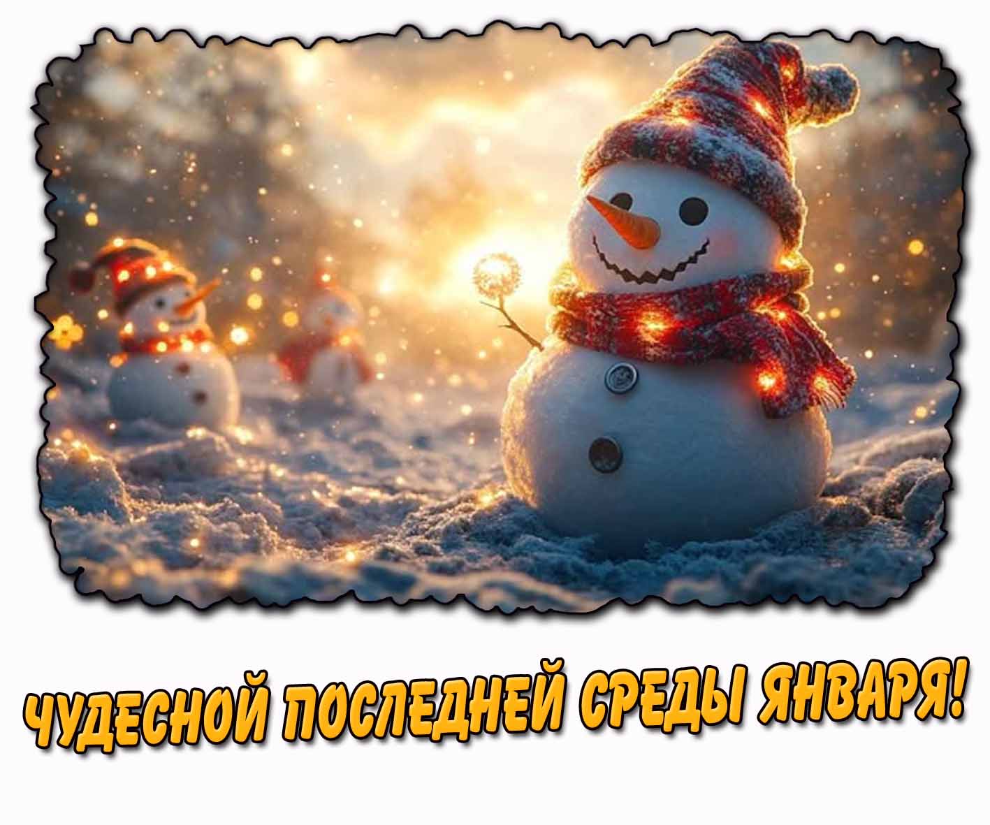 Картинка чудесной последней среды января