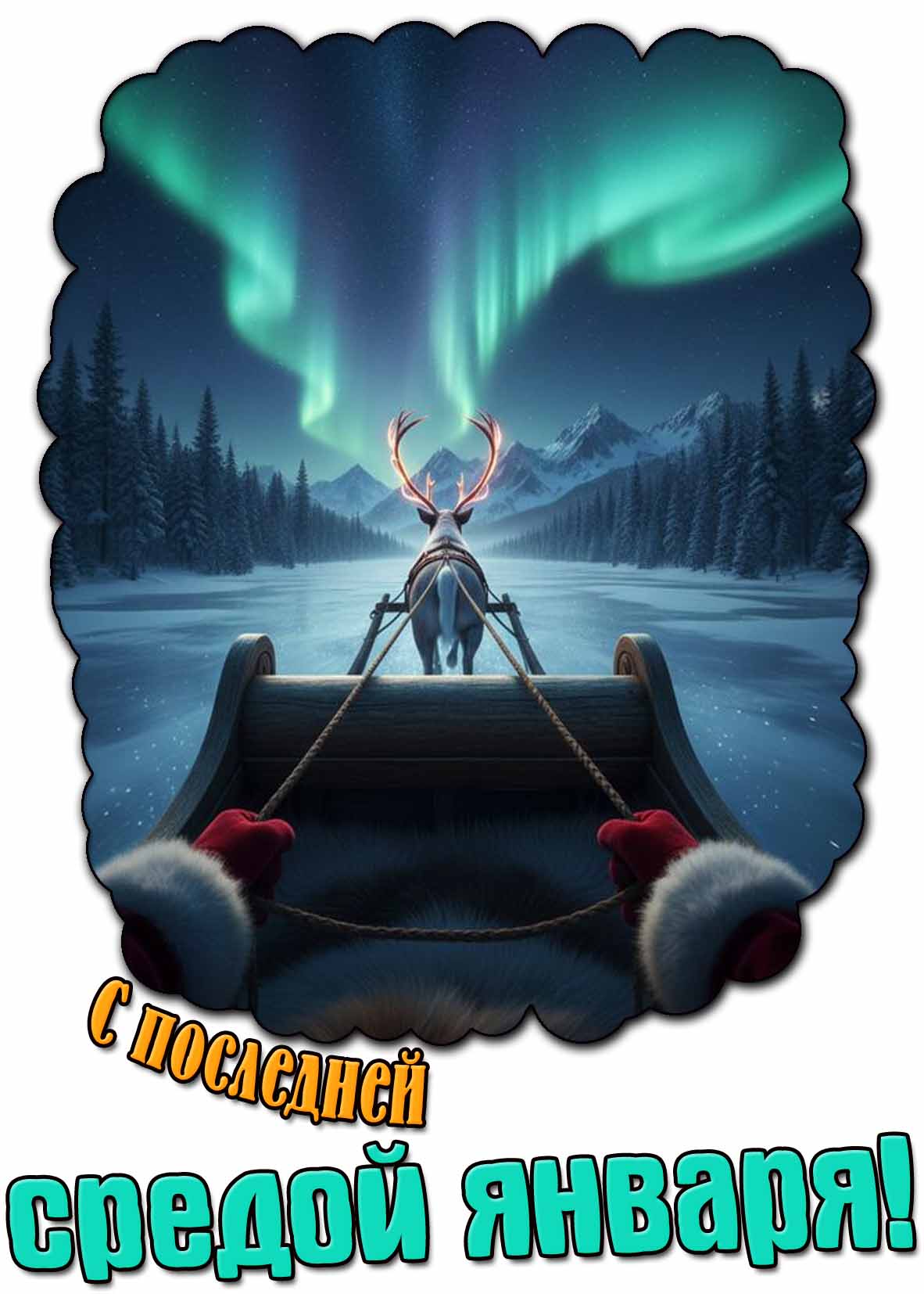 Креативная картинка с последней средой января