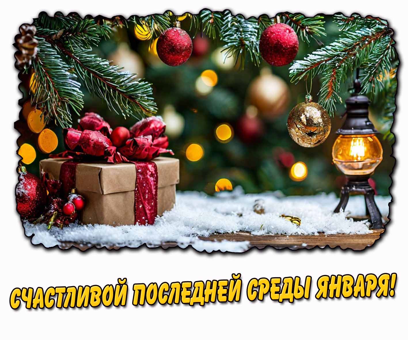 Картинка счастливой последней среды января