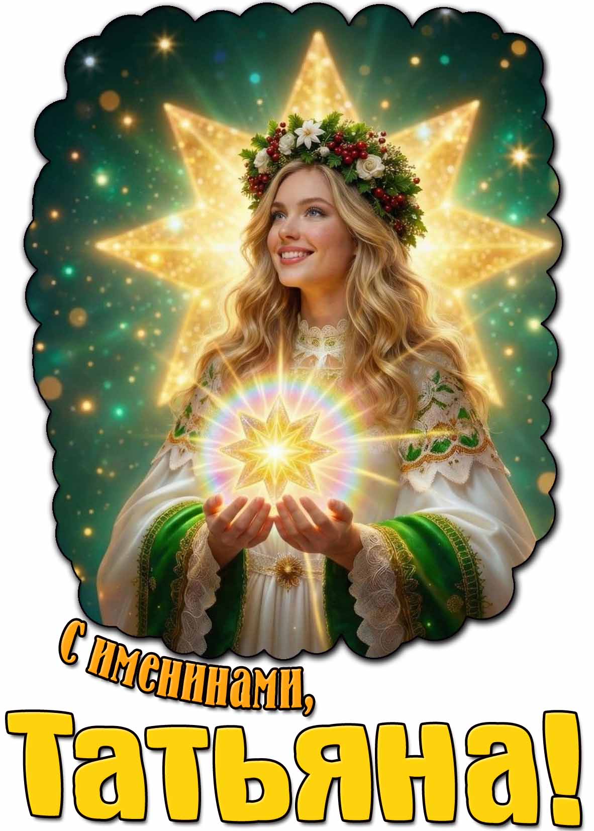 Картинка "С именинами, Татьяна!"