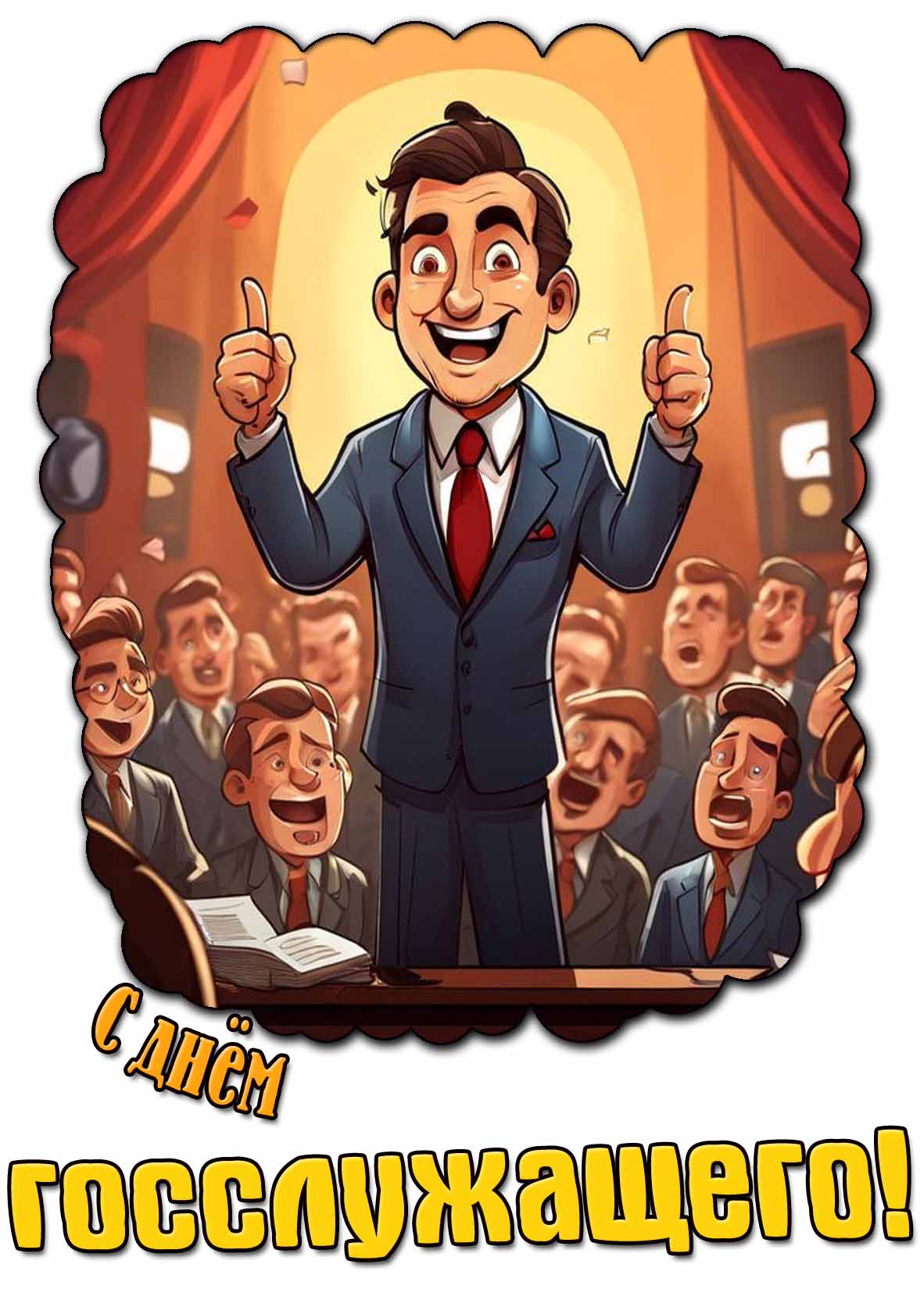 Прикольная картинка с днём госслужащего