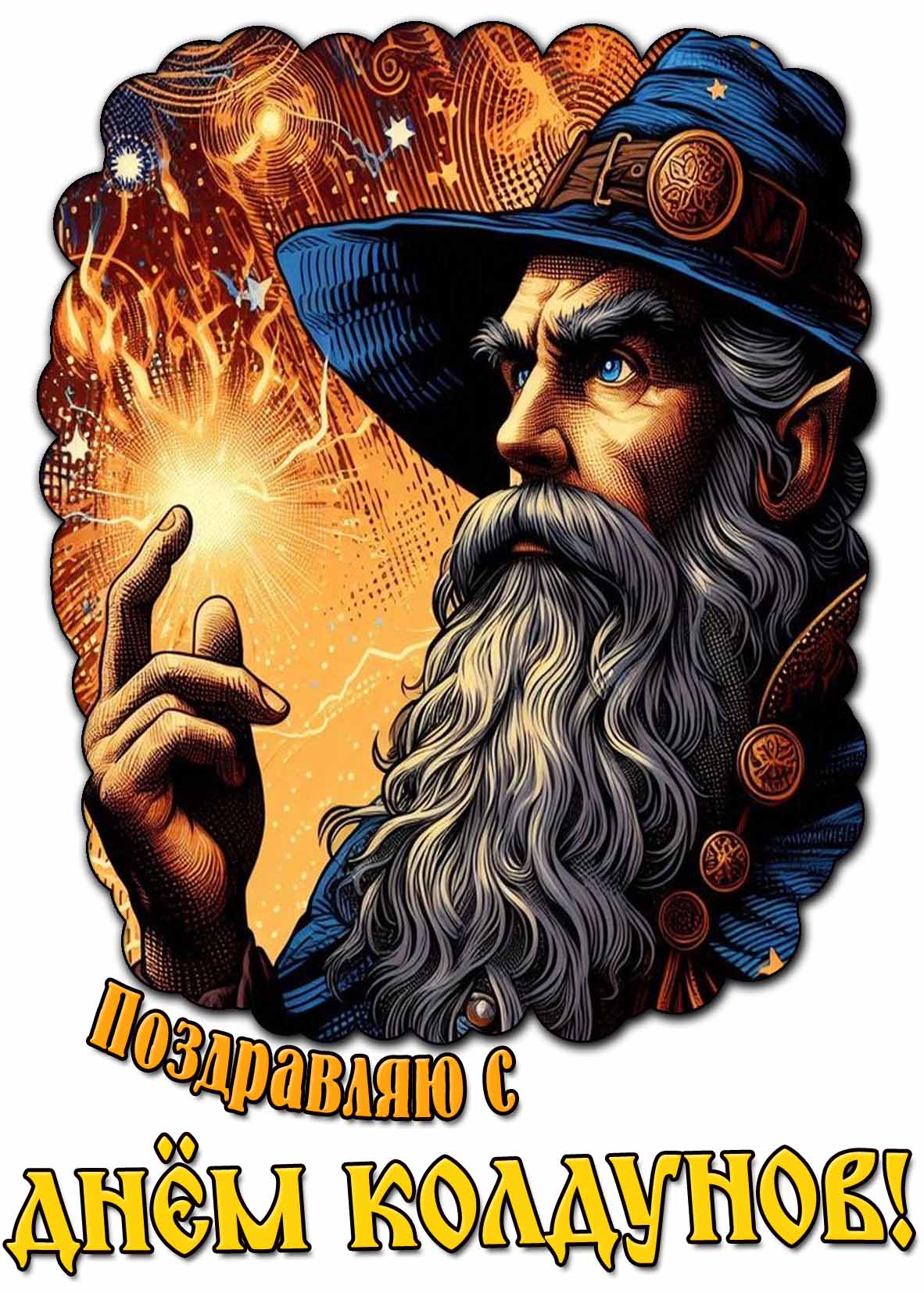 Поздравляю с днём колдунов! - арт картинка