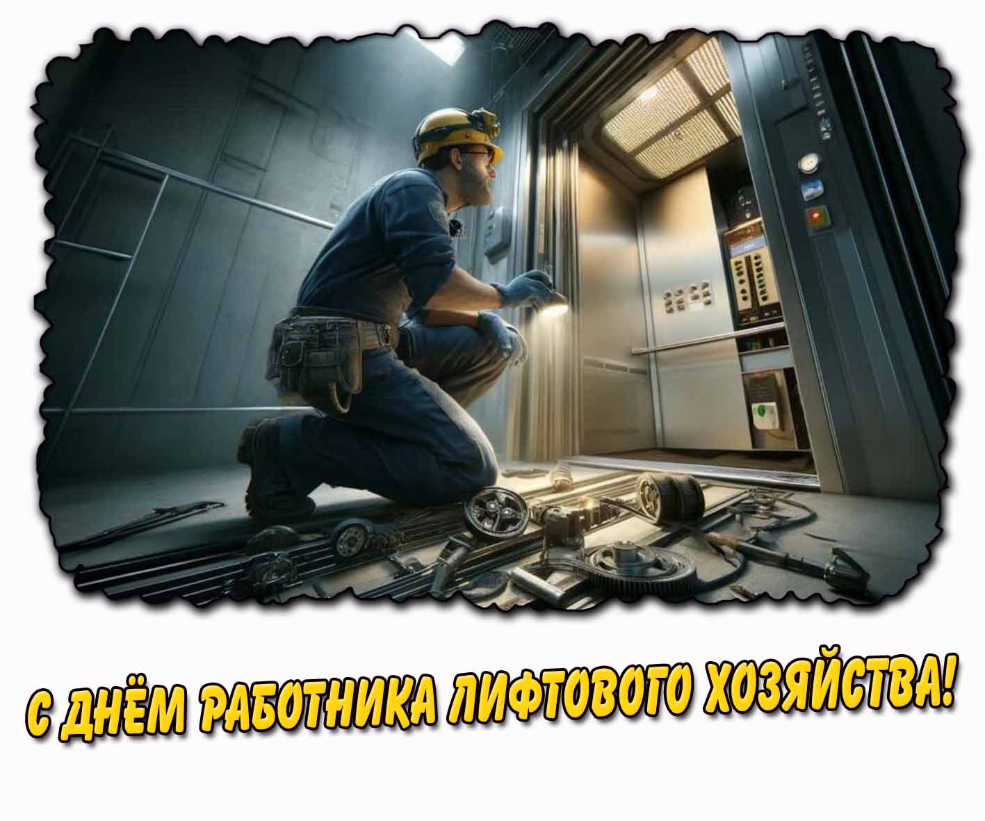 Картинка с днём работника лифтового хозяйства