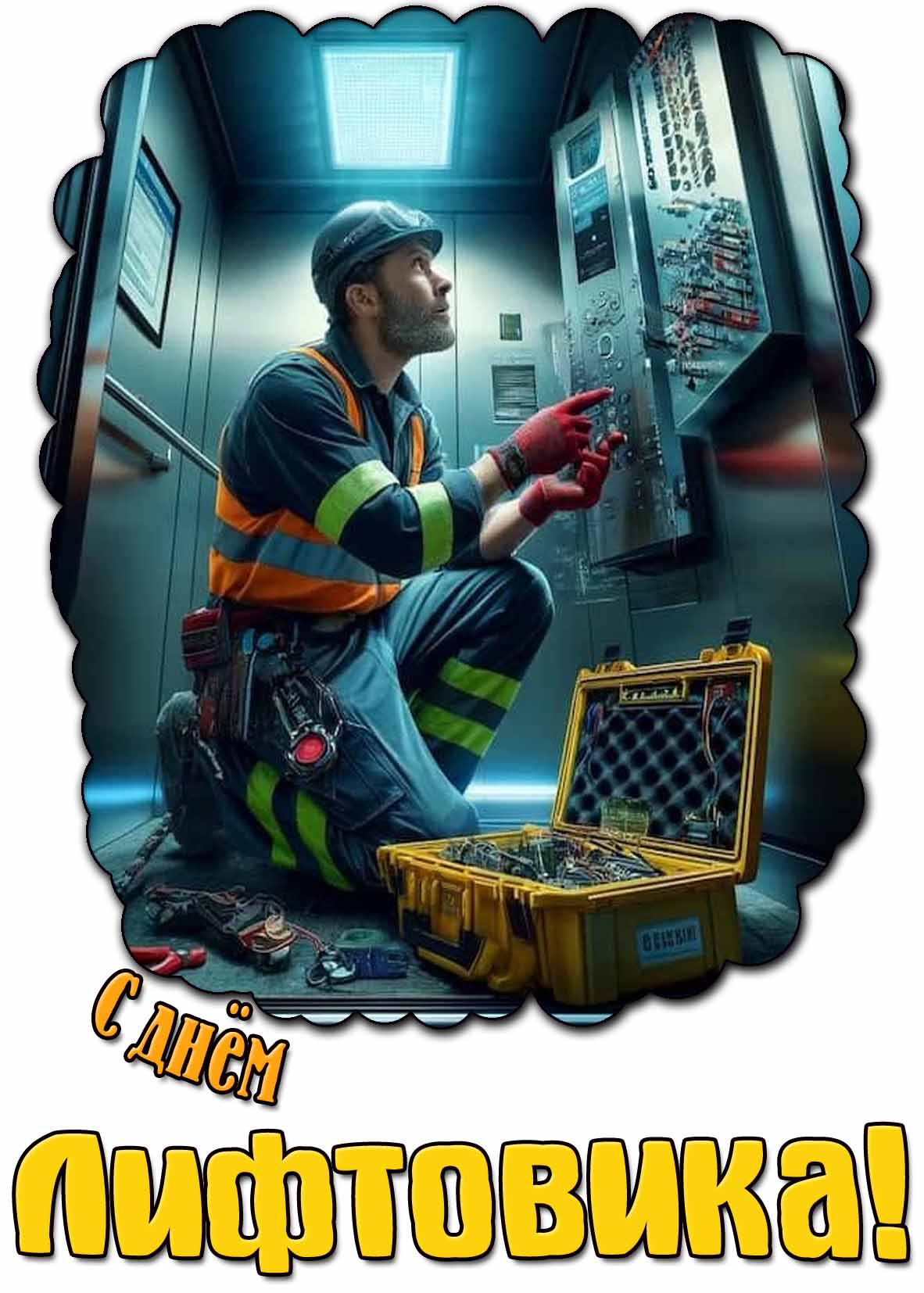 Картинка с днём лифтовика