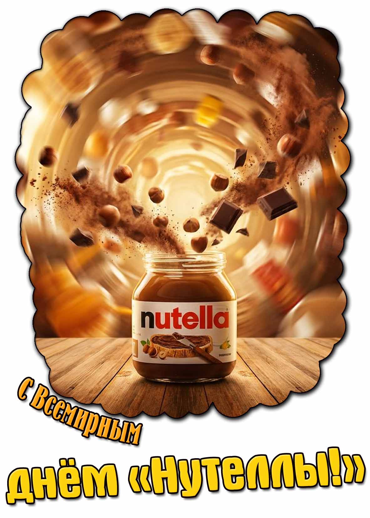 Картинка с Всемирным днём «Нутеллы!»