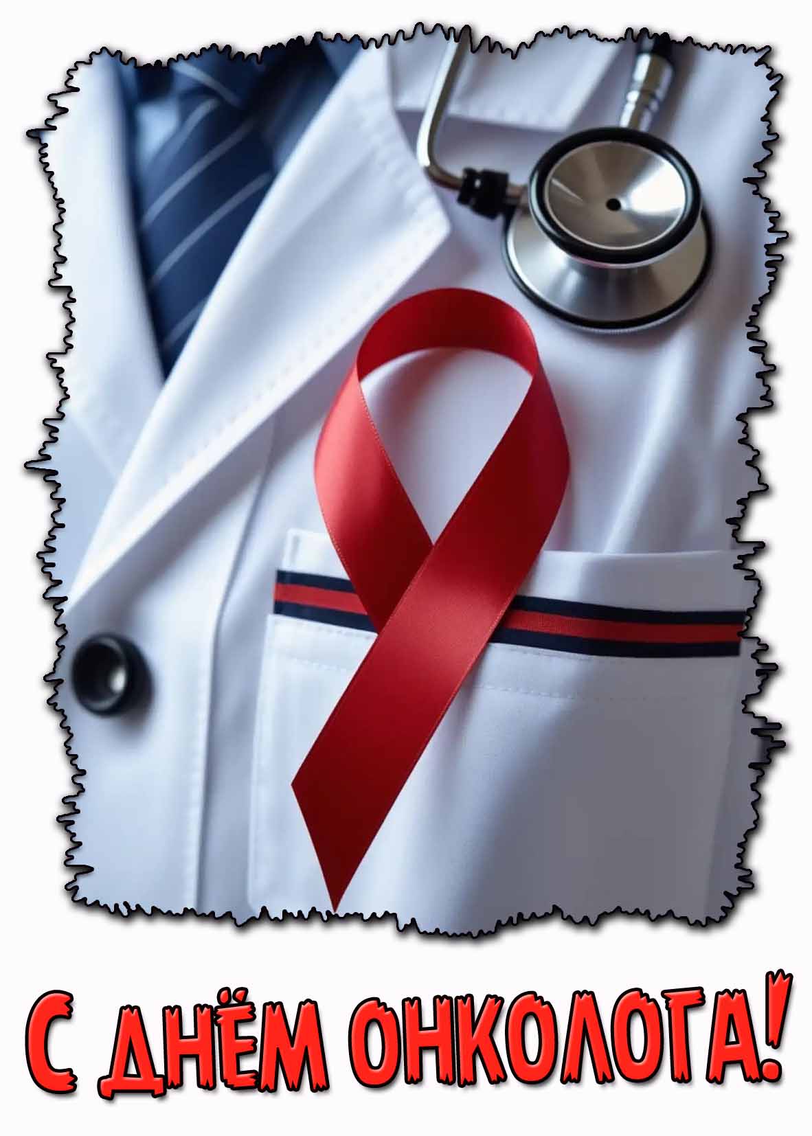 С днём онколога! - открытка
