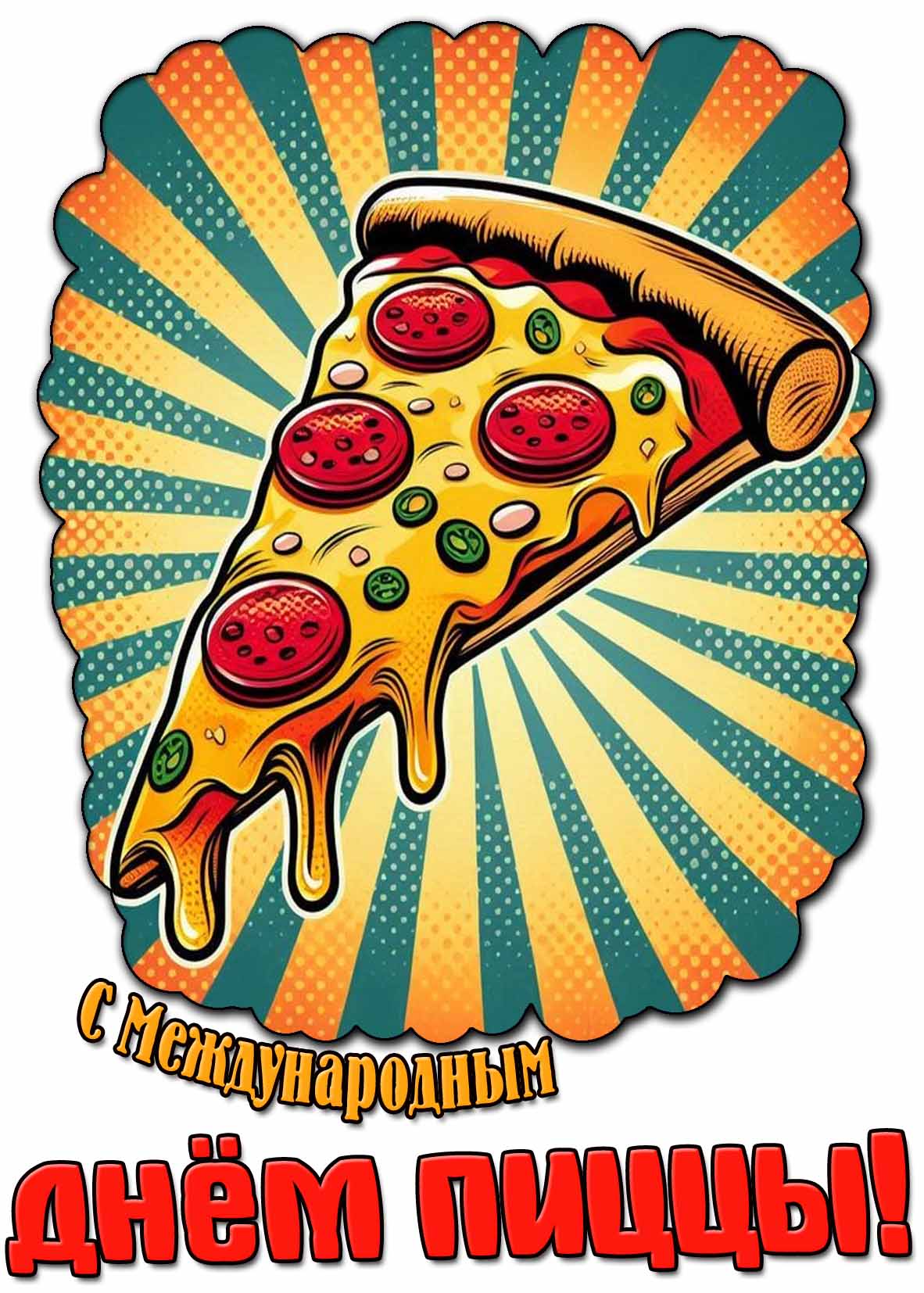 Красивая картинка с Международным днём пиццы