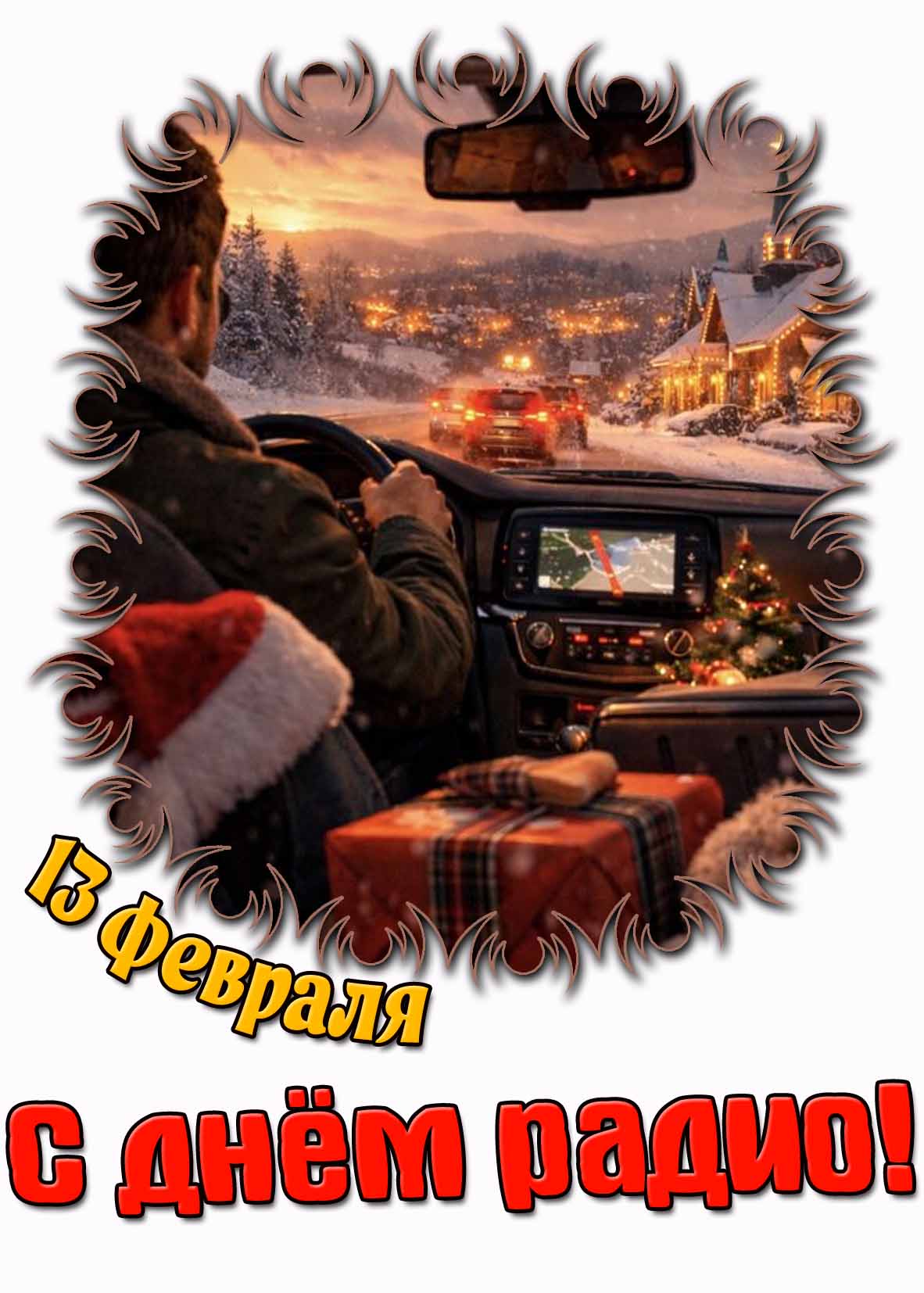 Картинка 13 февраля - с днём радио!