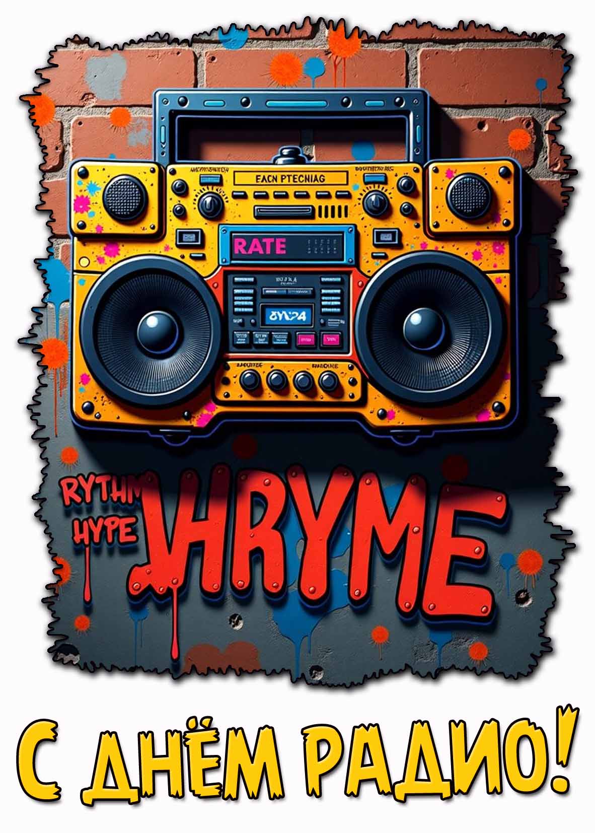 Картинка с днём радио