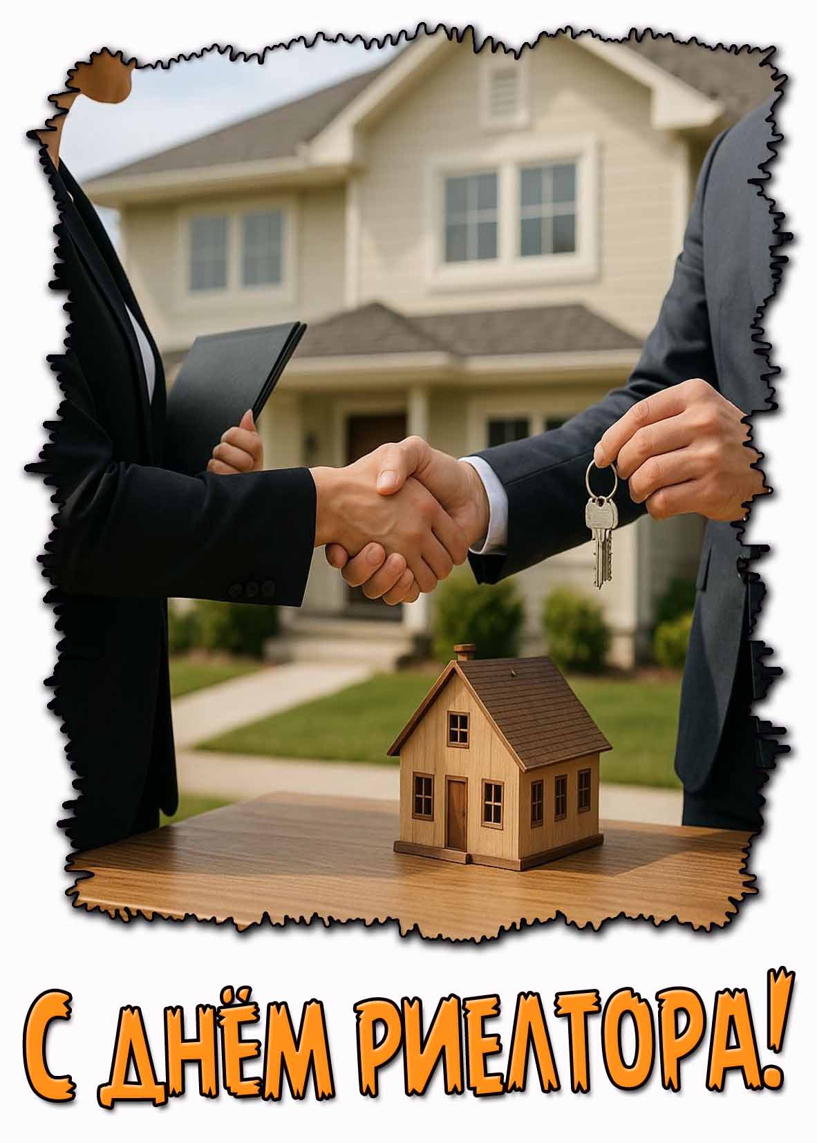С днём риелтора! - красивая открытка