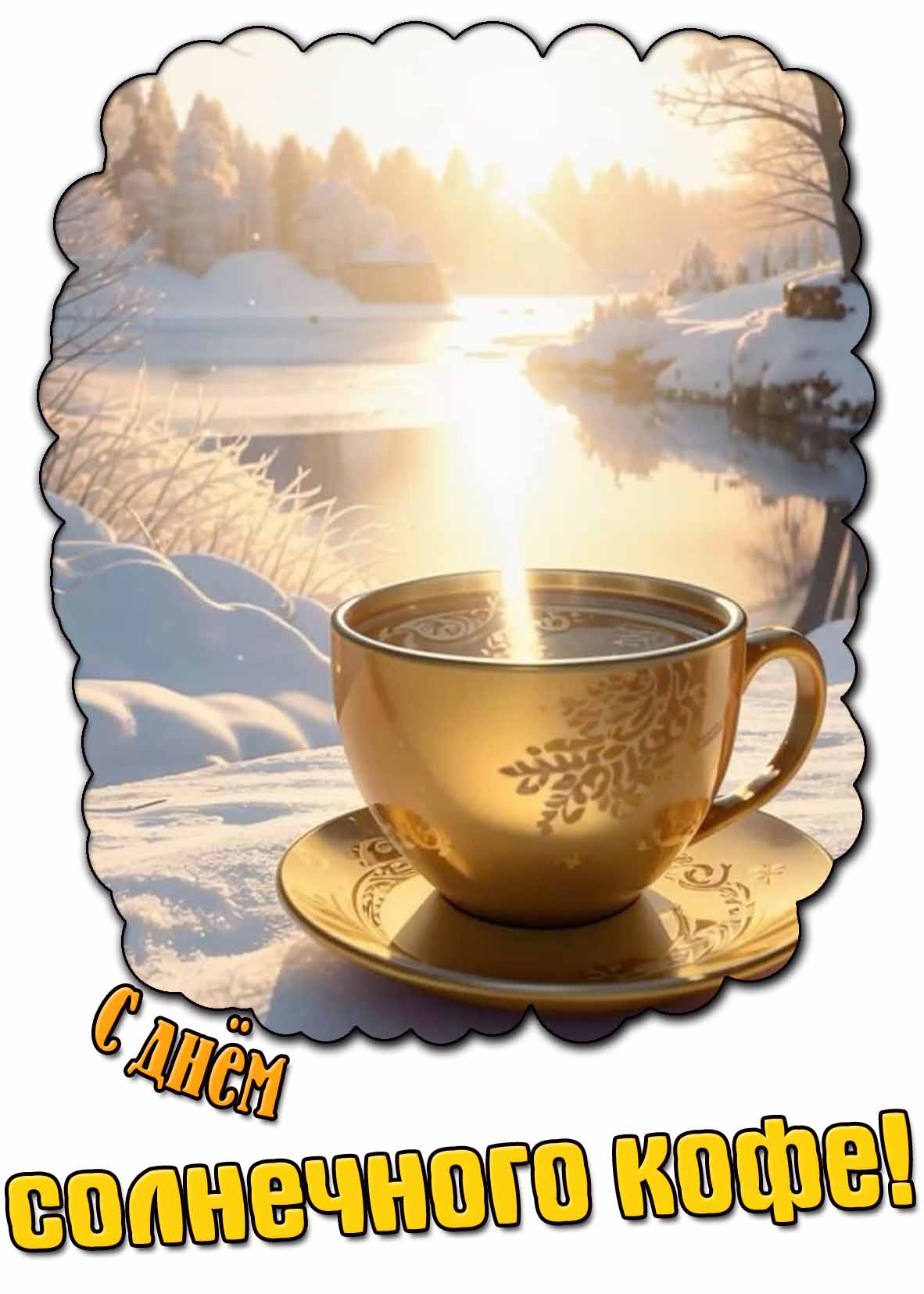 Картинка с днём солнечного кофе