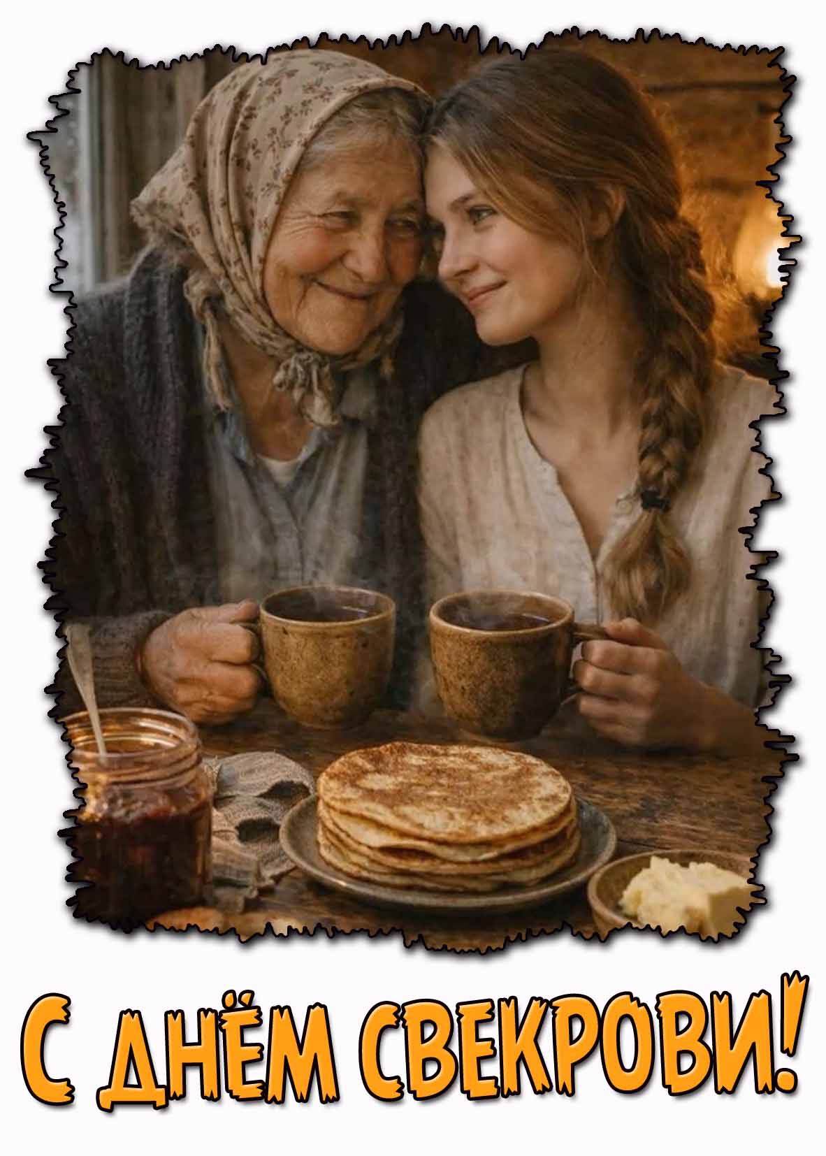 Трогательная картинка с днём свекрови